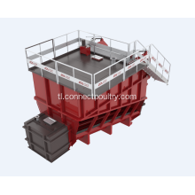 Rendering equipment of raw material silo